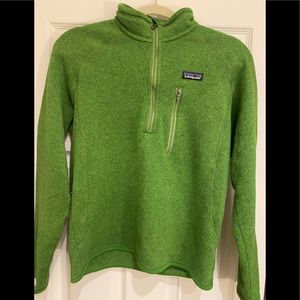 Patagonia 1/4 Zip Better Sweater - Size S - Green - Excellent condition